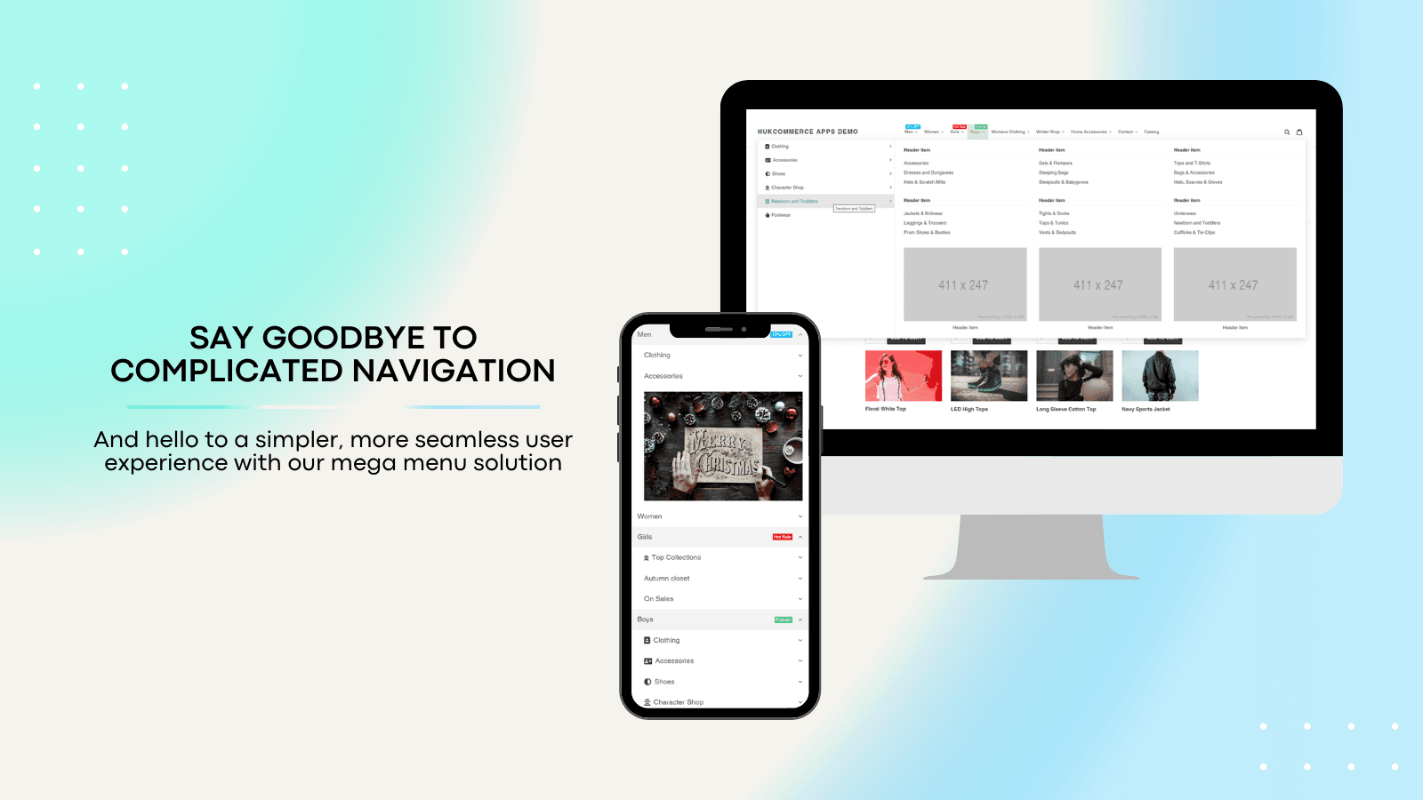 Hukify ‑ Mega Menu Creator Pro screenshot 1