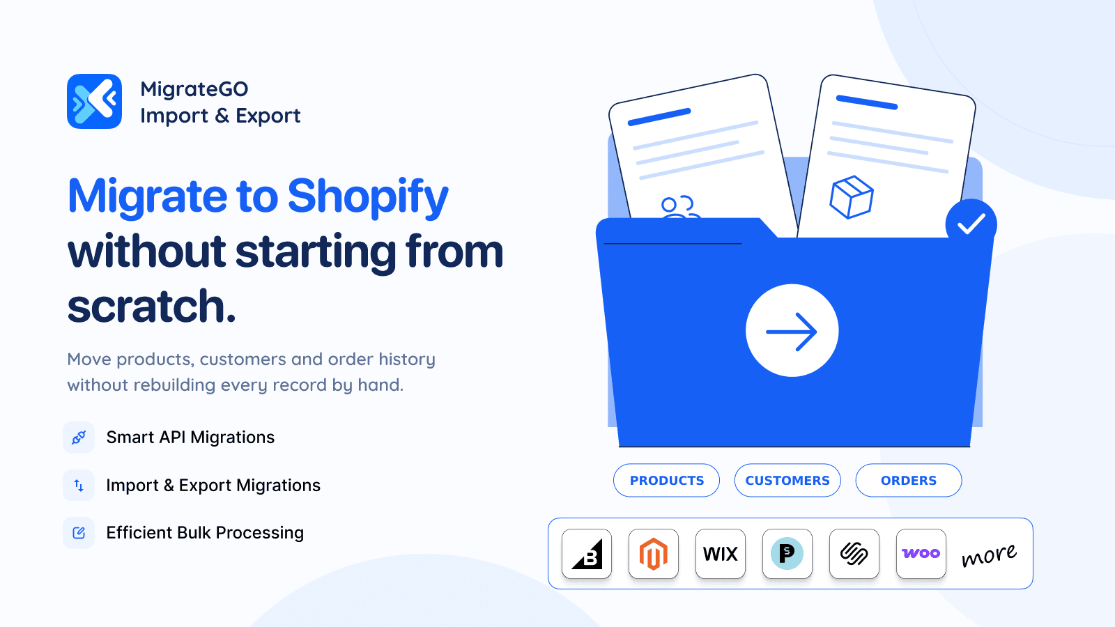 Migrate Go: Import & Export screenshot 1