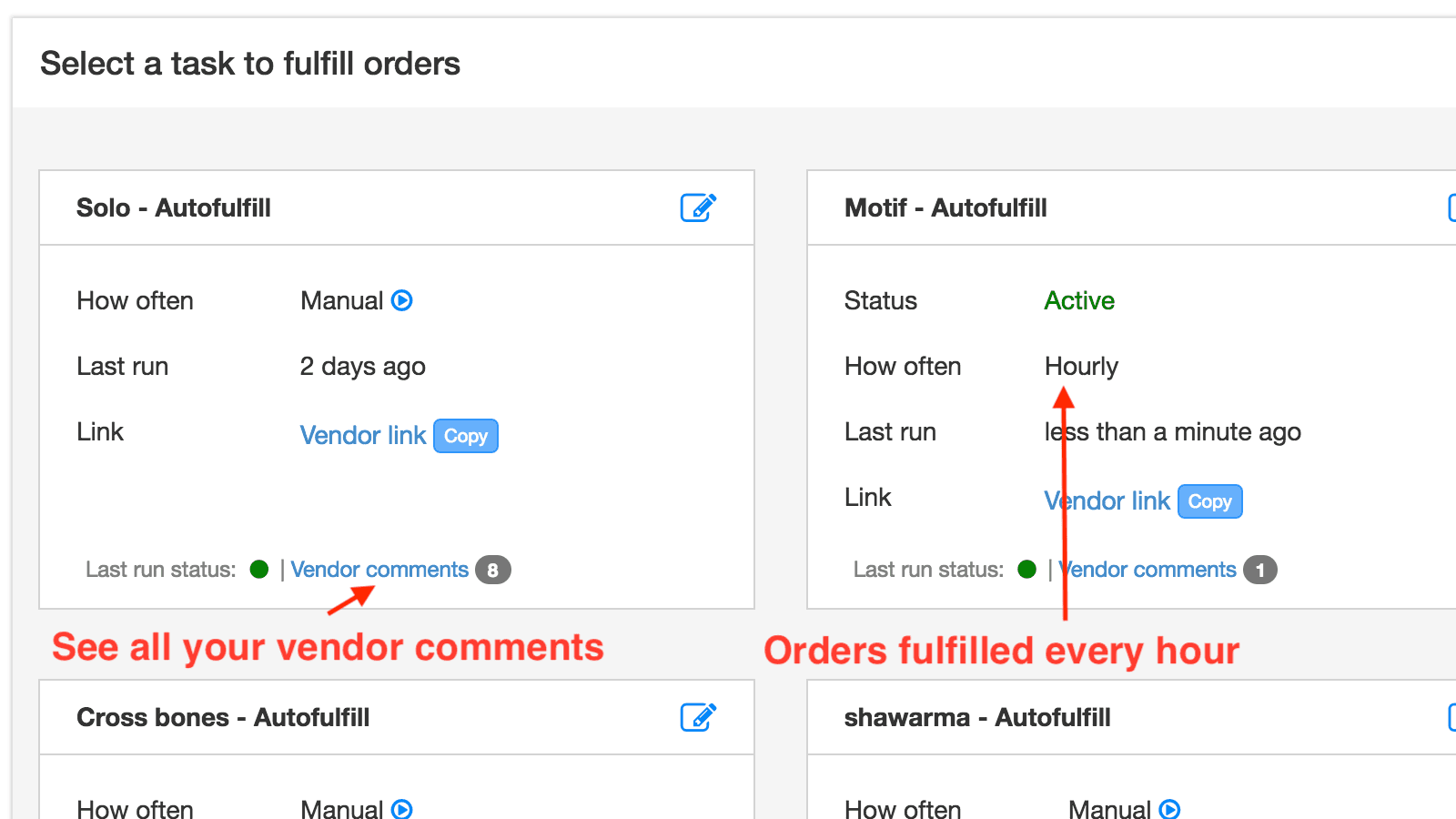 Auto Fulfill screenshot 1