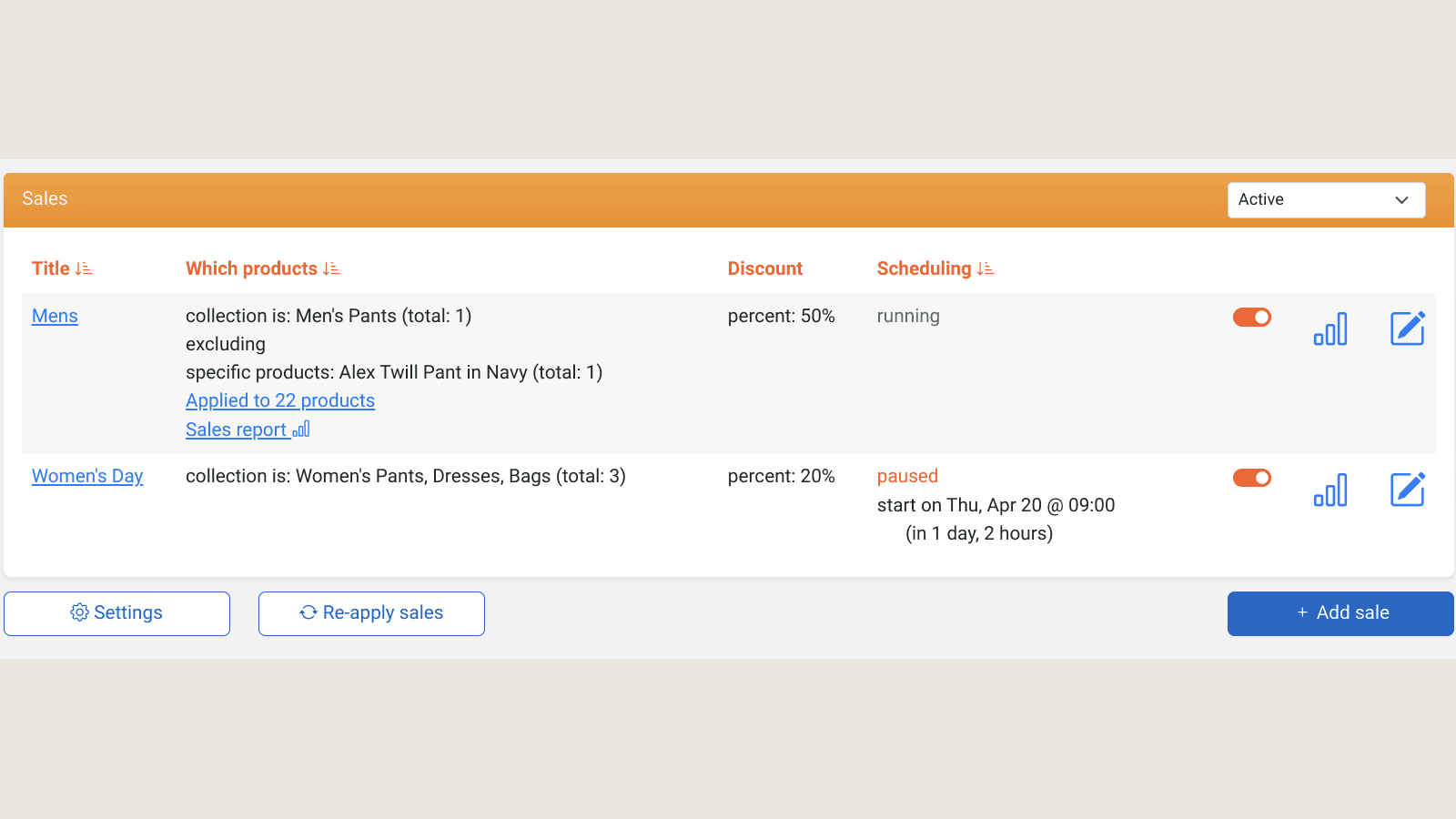 Sale Discount Wizard screenshot 1