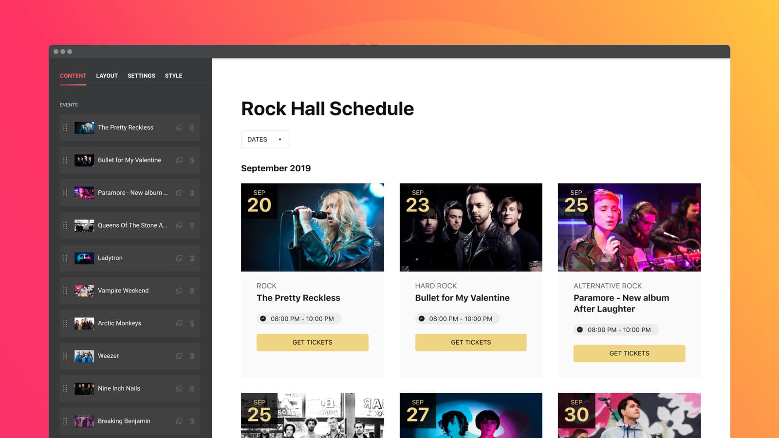 Event Calendar by Elfsight screenshot 2