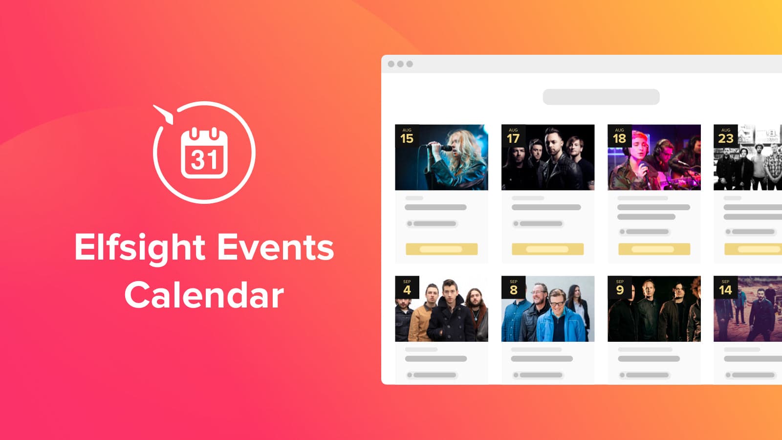 Event Calendar by Elfsight screenshot 1