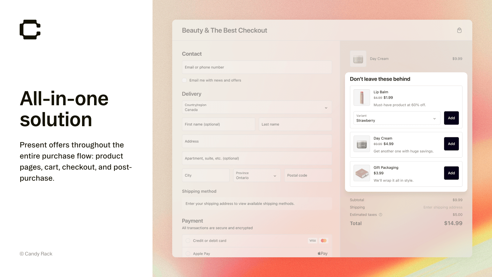 Candy Rack • All‑in‑One Upsell screenshot 2