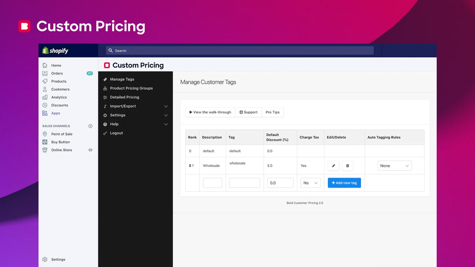 Custom Pricing: Wholesale B2B screenshot 1