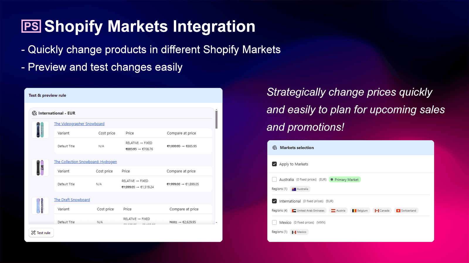 Simple Product Price Scheduler screenshot 2