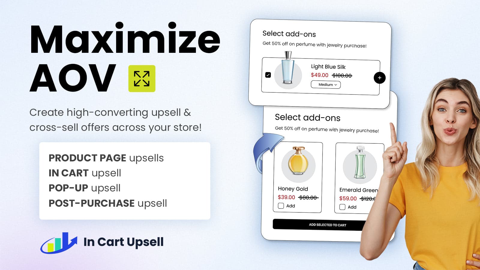 ICU• In Cart Upsell Cross Sell screenshot 1