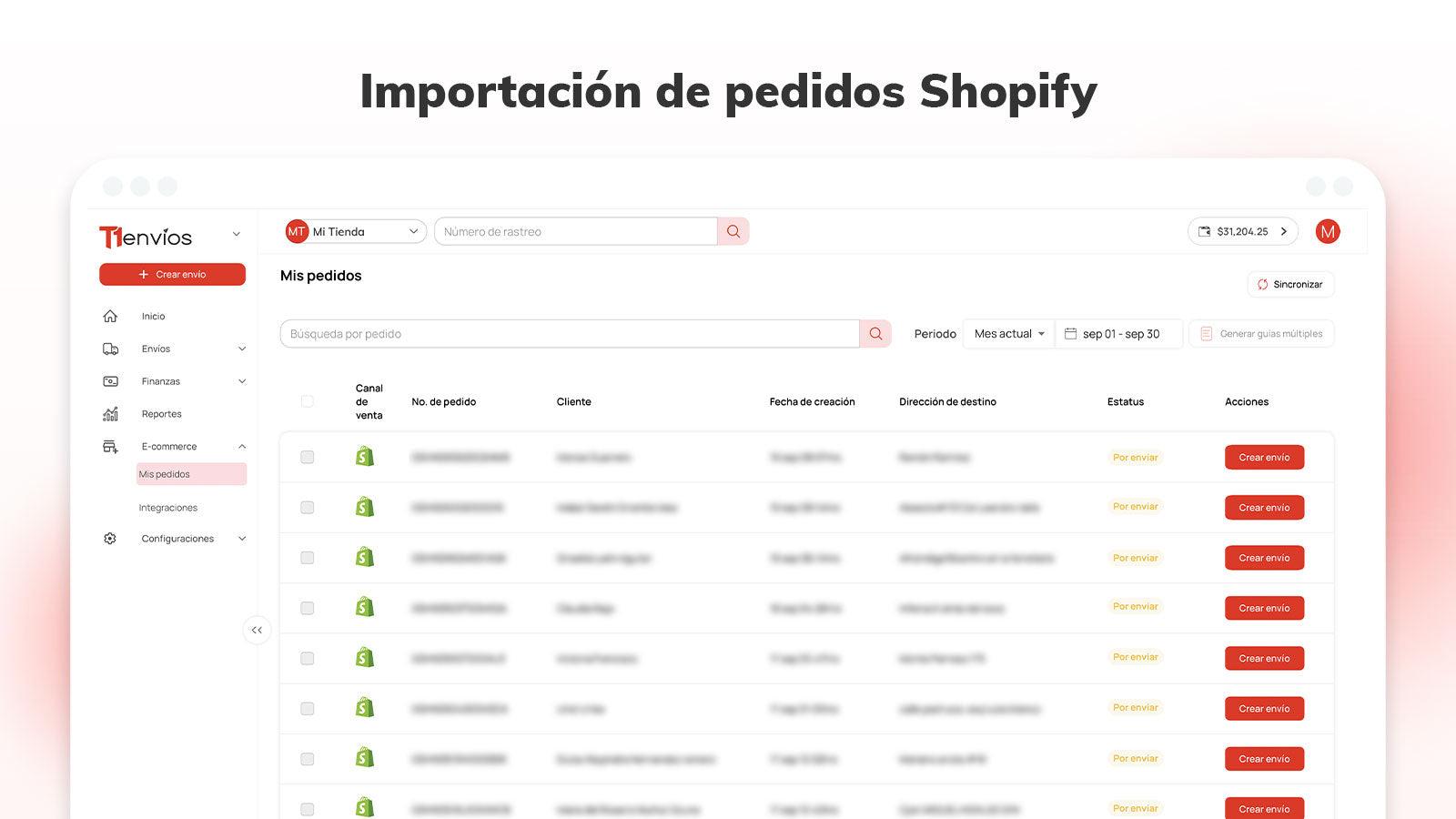 T1 Envíos screenshot 2