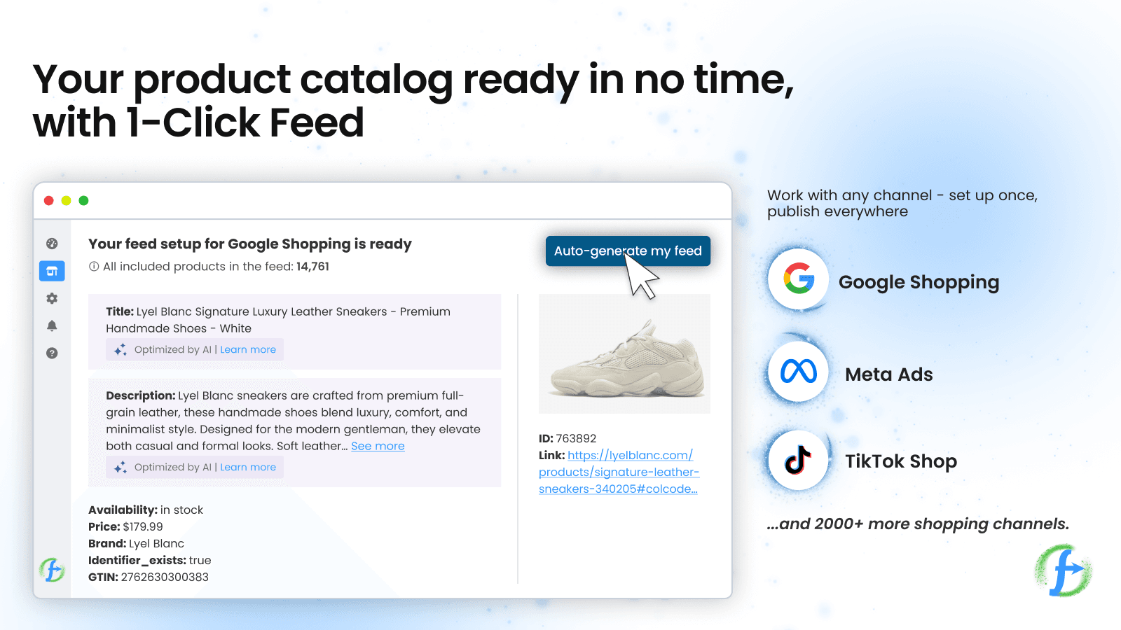 Data Feed Watch Shopping Feeds screenshot 1