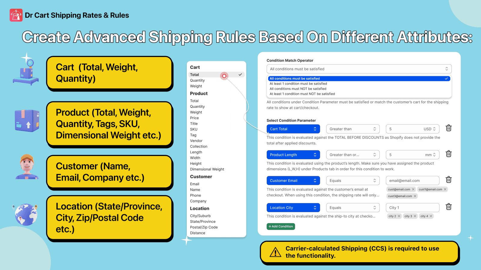 Dr Cart Shipping Rates & Rules screenshot 2