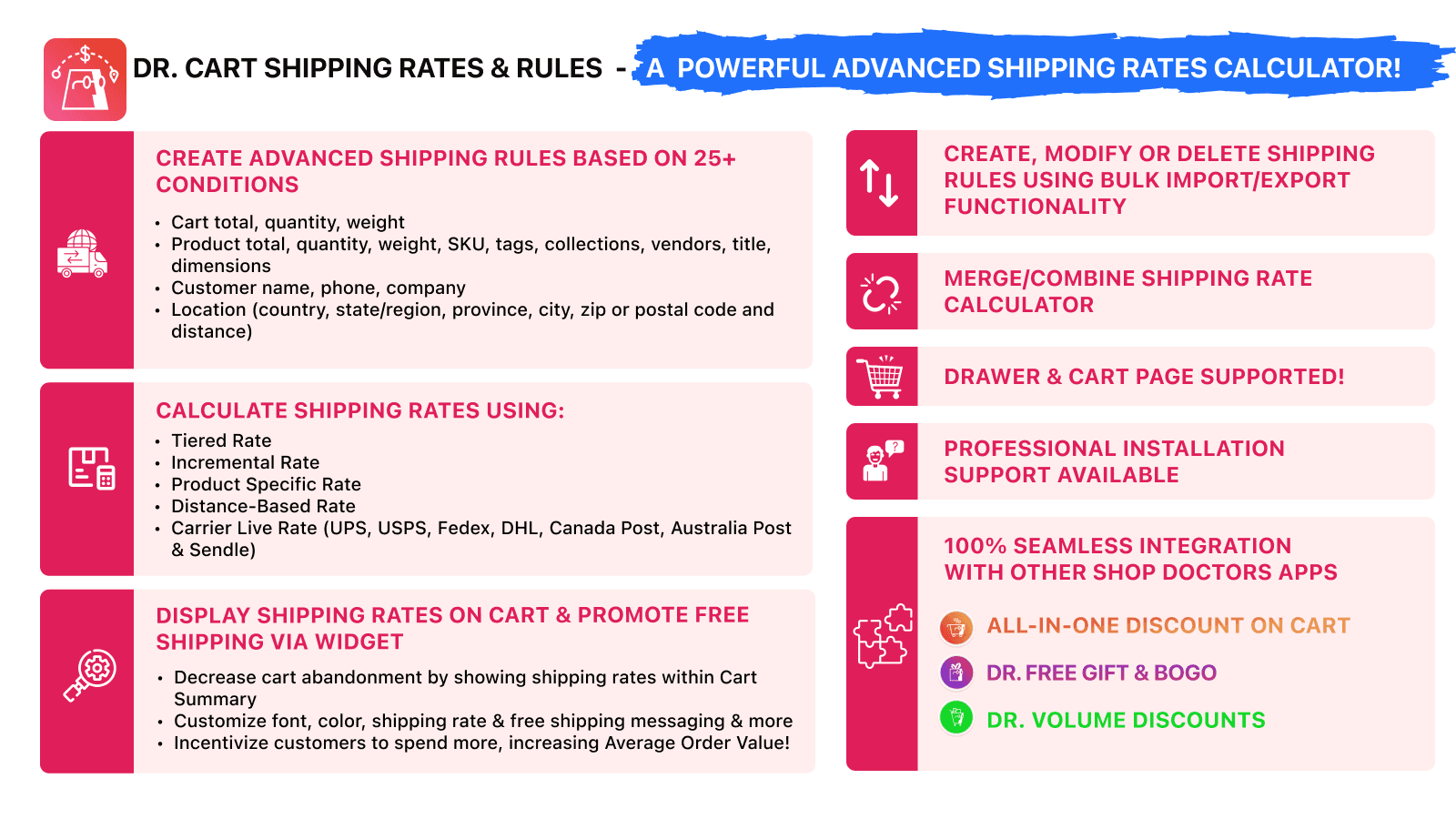 Dr Cart Shipping Rates & Rules screenshot 1