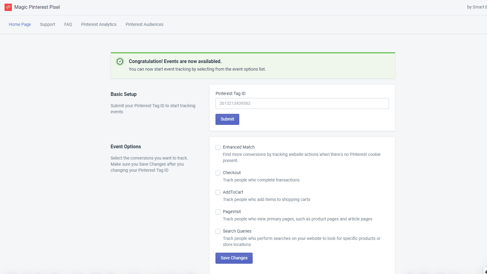Magic Pinterest Pixel screenshot 1