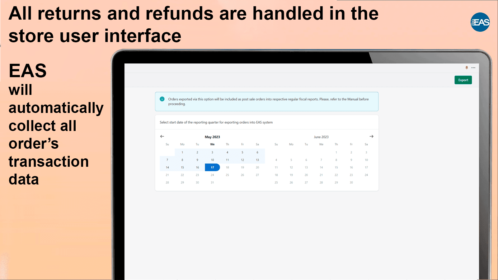 EAS EU & UK Compliance screenshot 2
