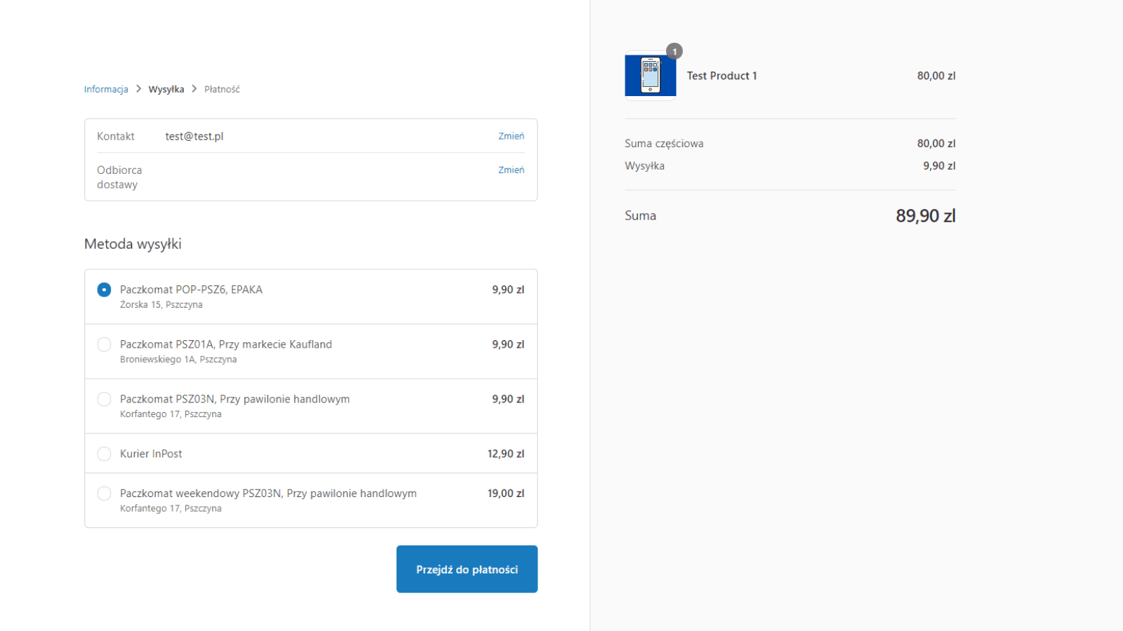 InPost Integracja screenshot 2