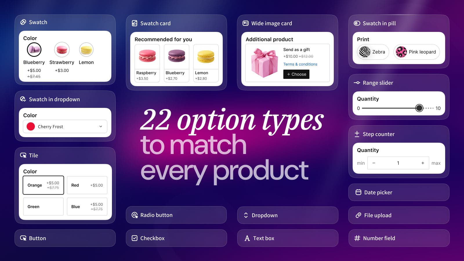 APO Product Options, Variants screenshot 2