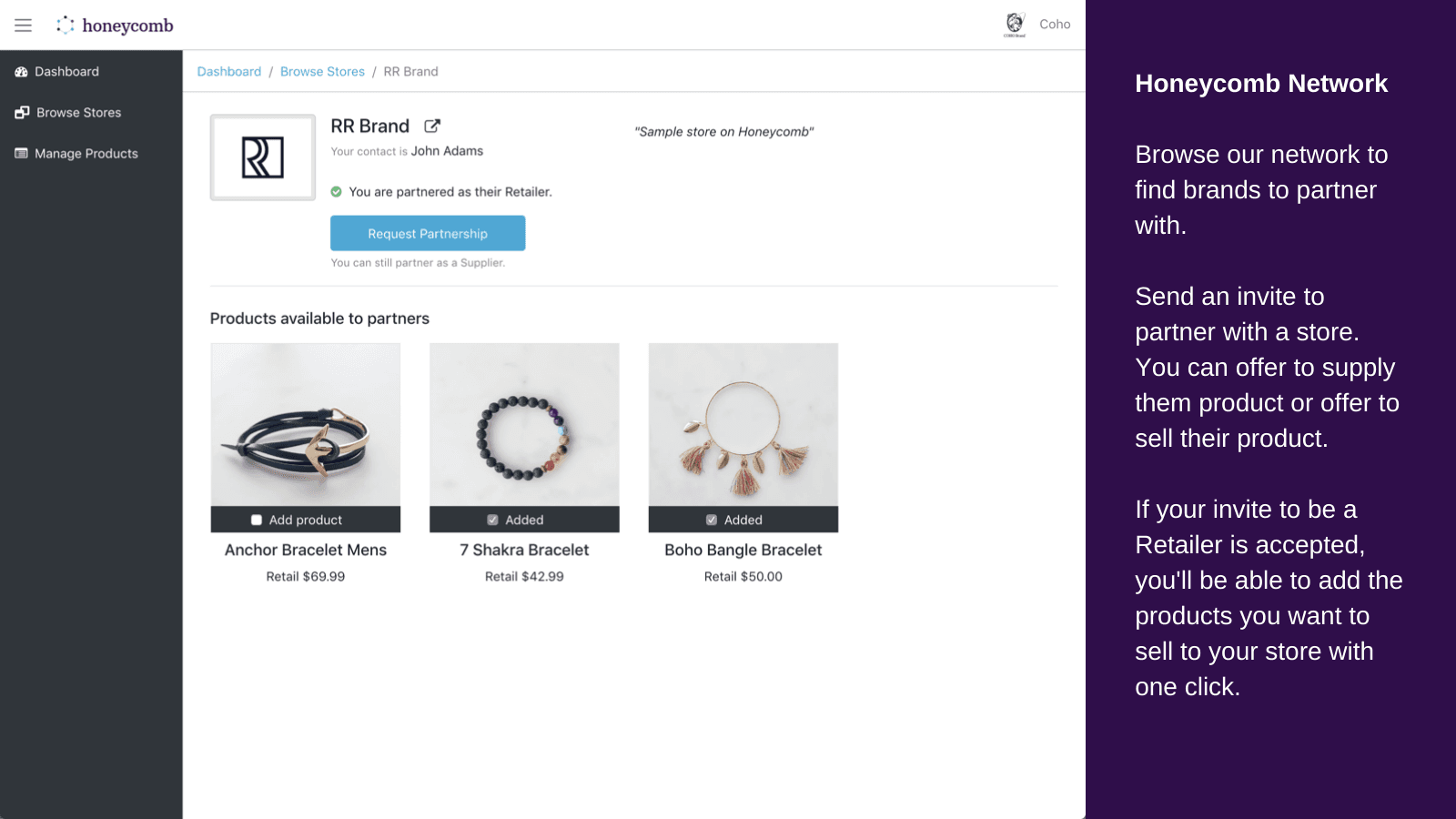 Honeycomb Partnership Network screenshot 2