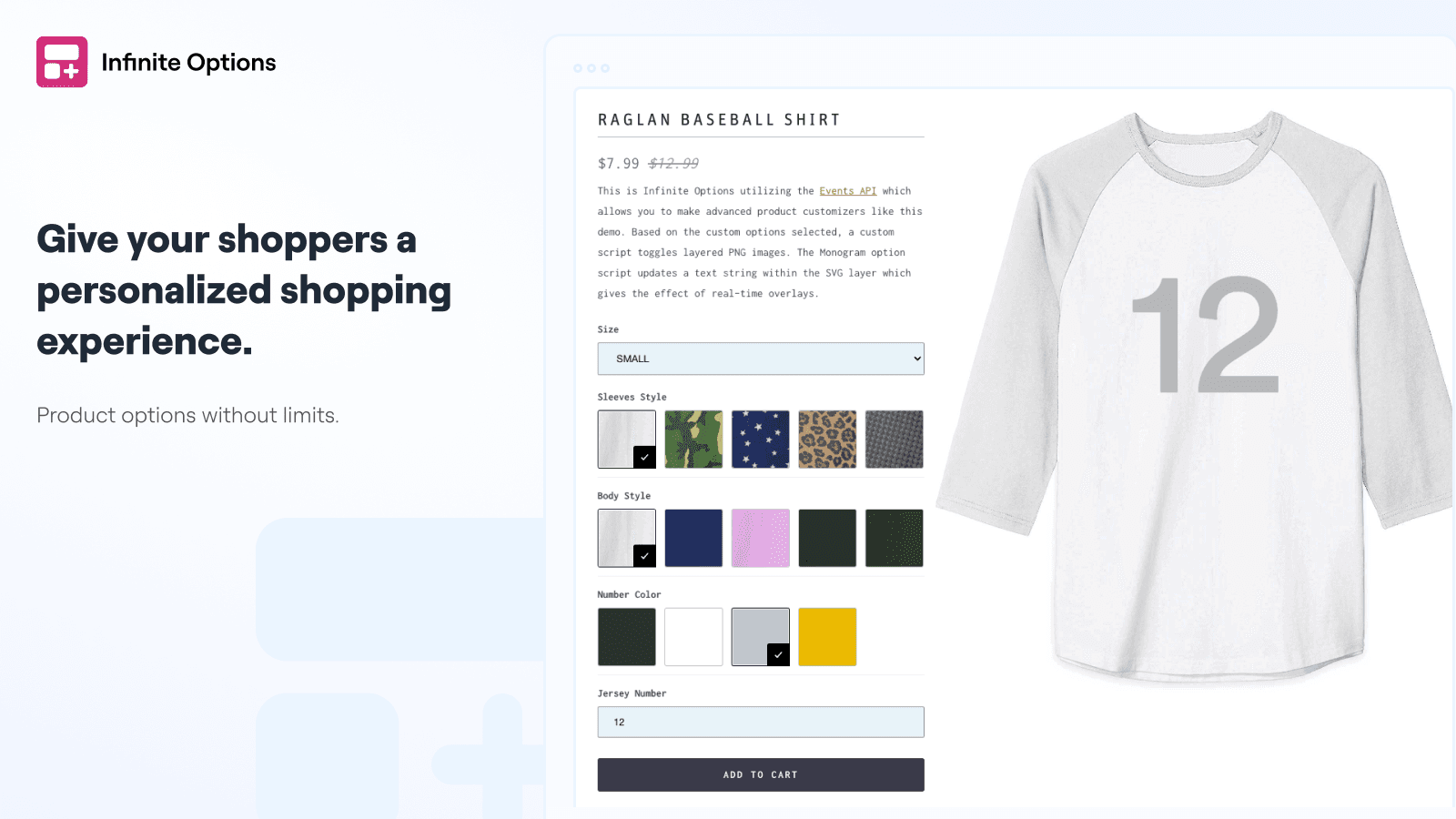 Infinite Product Options screenshot 2