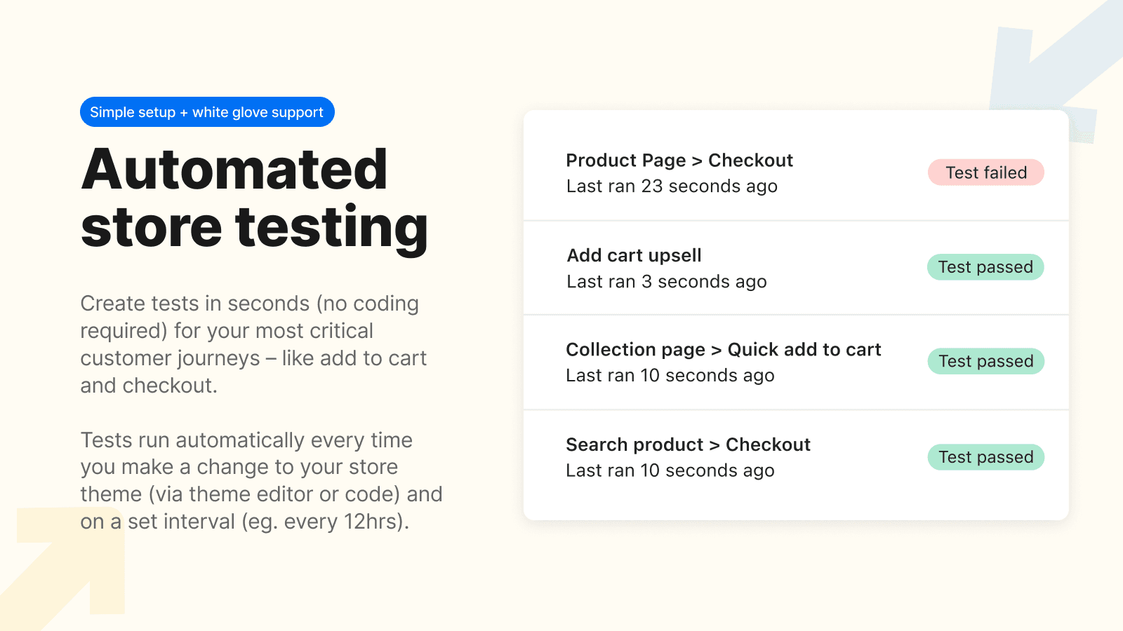 Uptime – Automated Store Tests screenshot 2