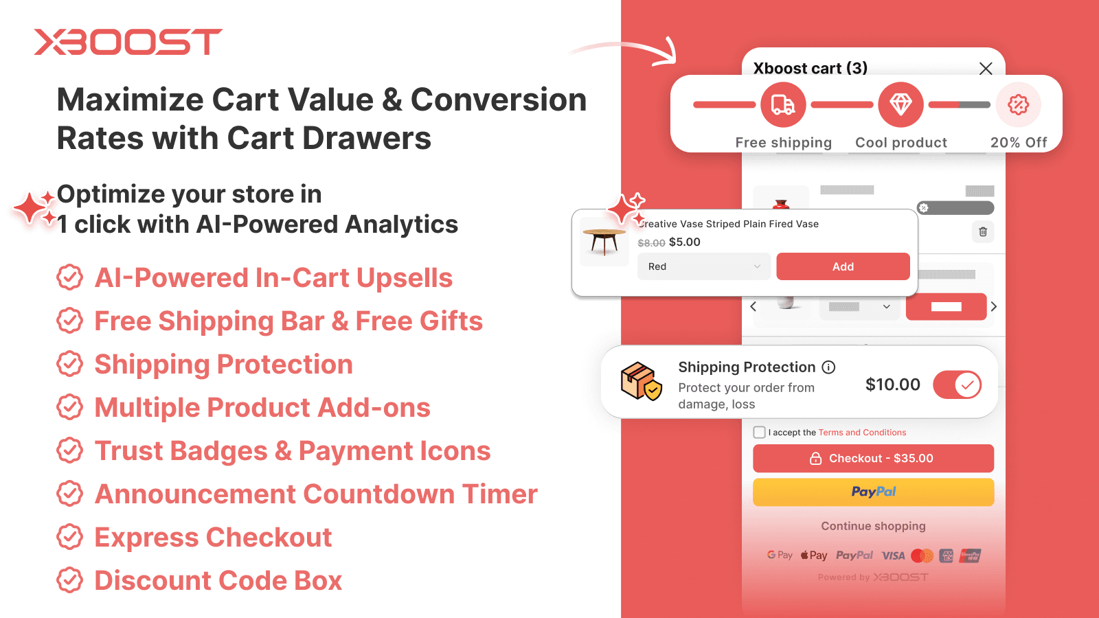 XB: AI Cart Upsell Cart Drawer screenshot 1
