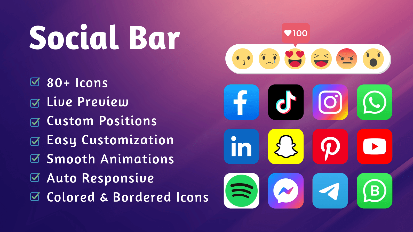 Helpy Social Share Buttons screenshot 1
