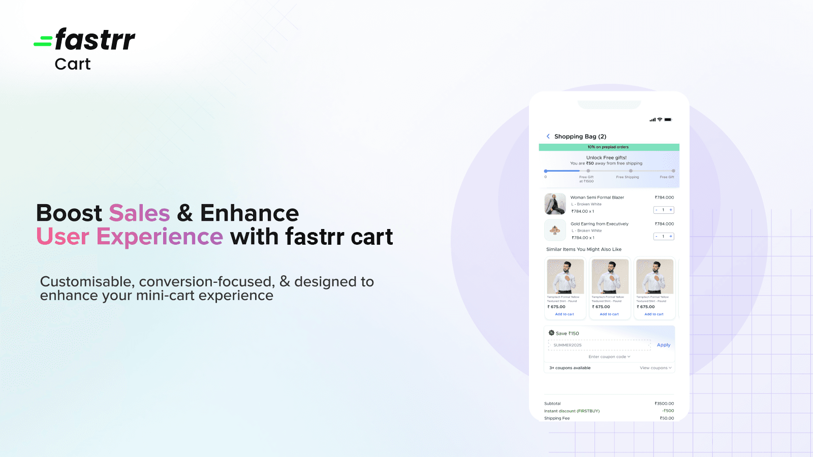 Fastrr Cart screenshot 1