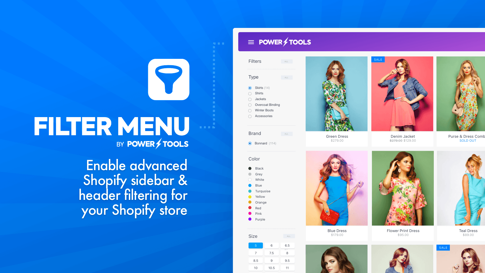 Power Tools Filter Menu screenshot 1
