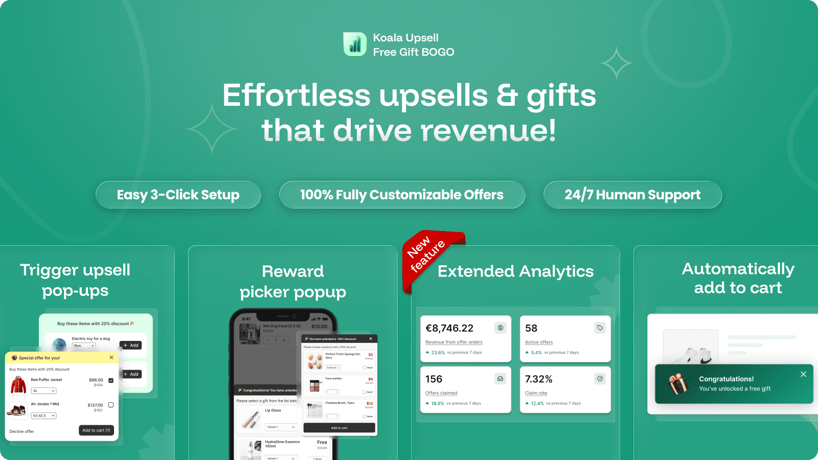 Koala Upsell Free Gift & BOGO screenshot 1