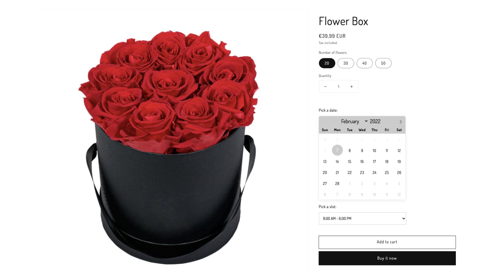 Delivery Date ‑ Date Picker D. screenshot 2