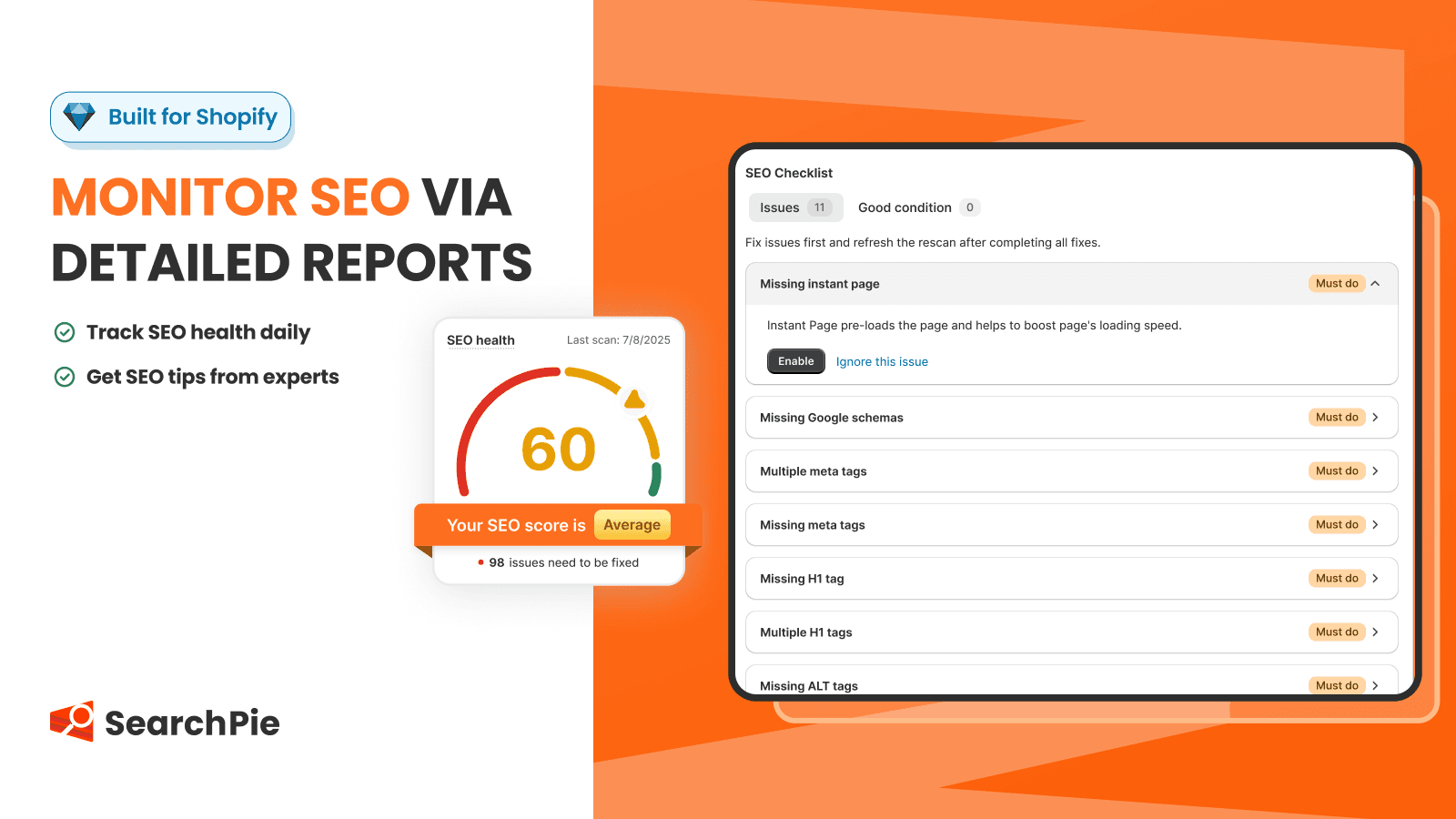 SearchPie: SEO, Speed & Schema screenshot 2