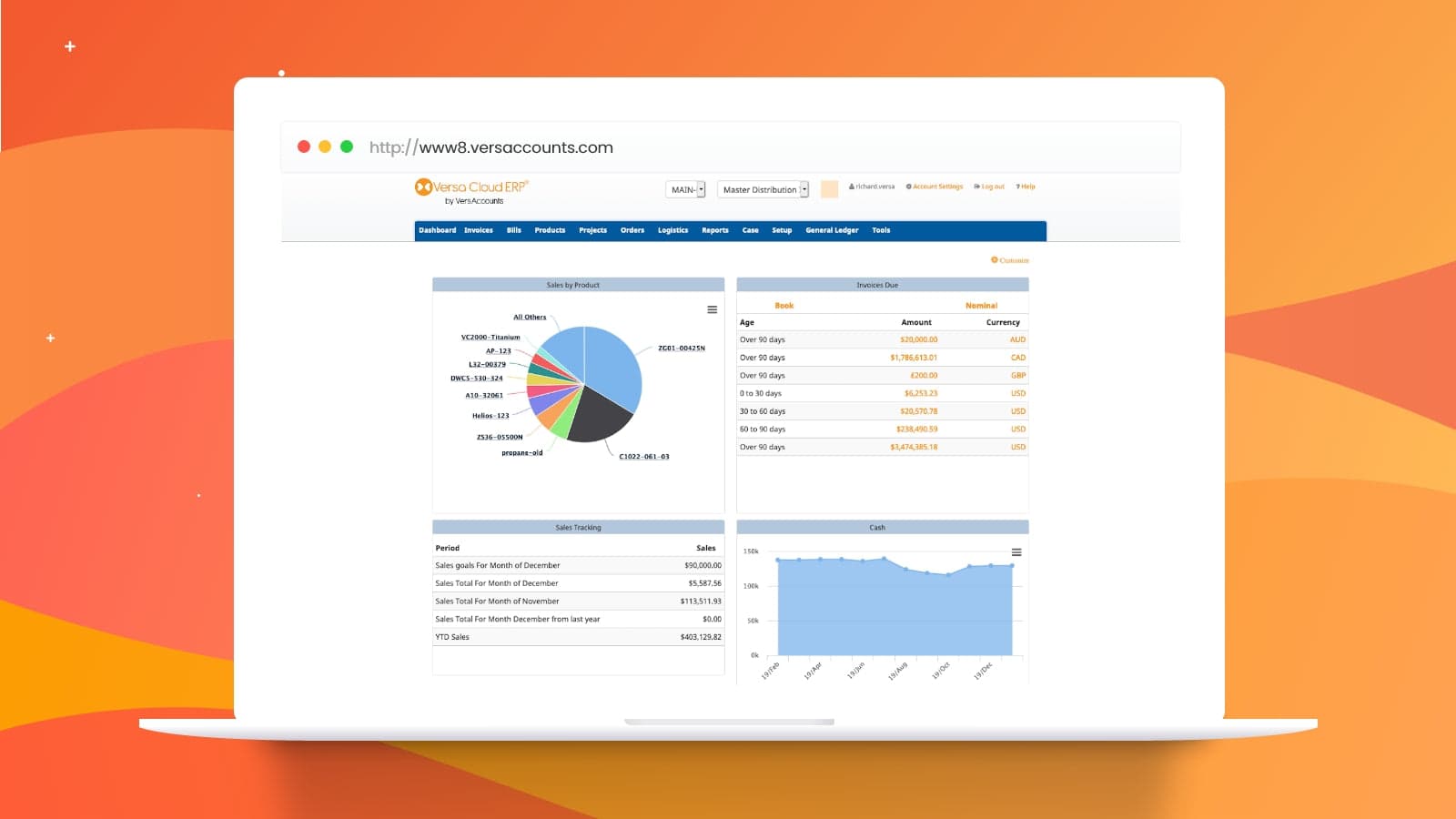 Versa Cloud ERP for eCommerce screenshot 2