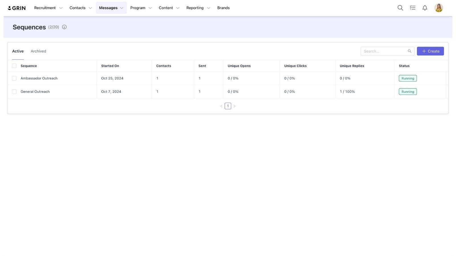 GRIN Influencer Marketing screenshot 2