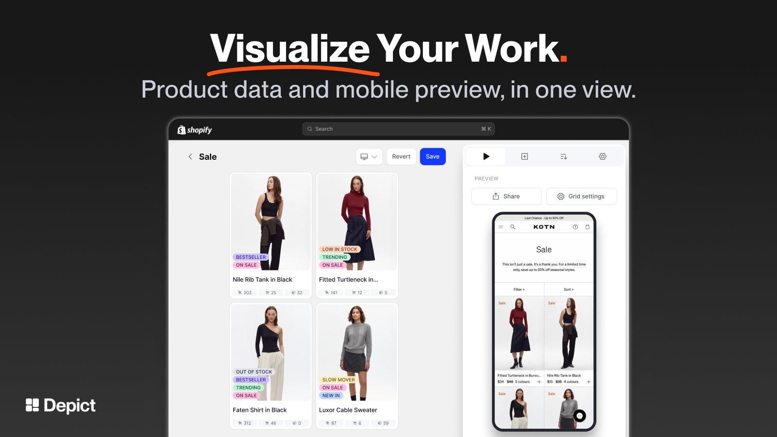 Depict: Search & Merchandising screenshot 2