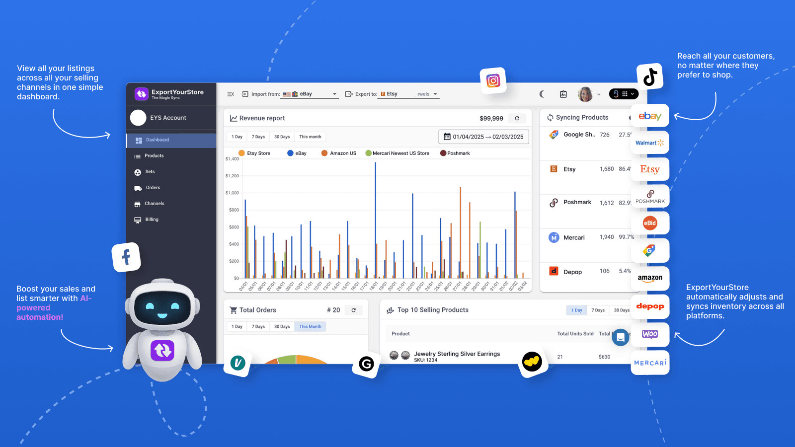ExportYourStore screenshot 1