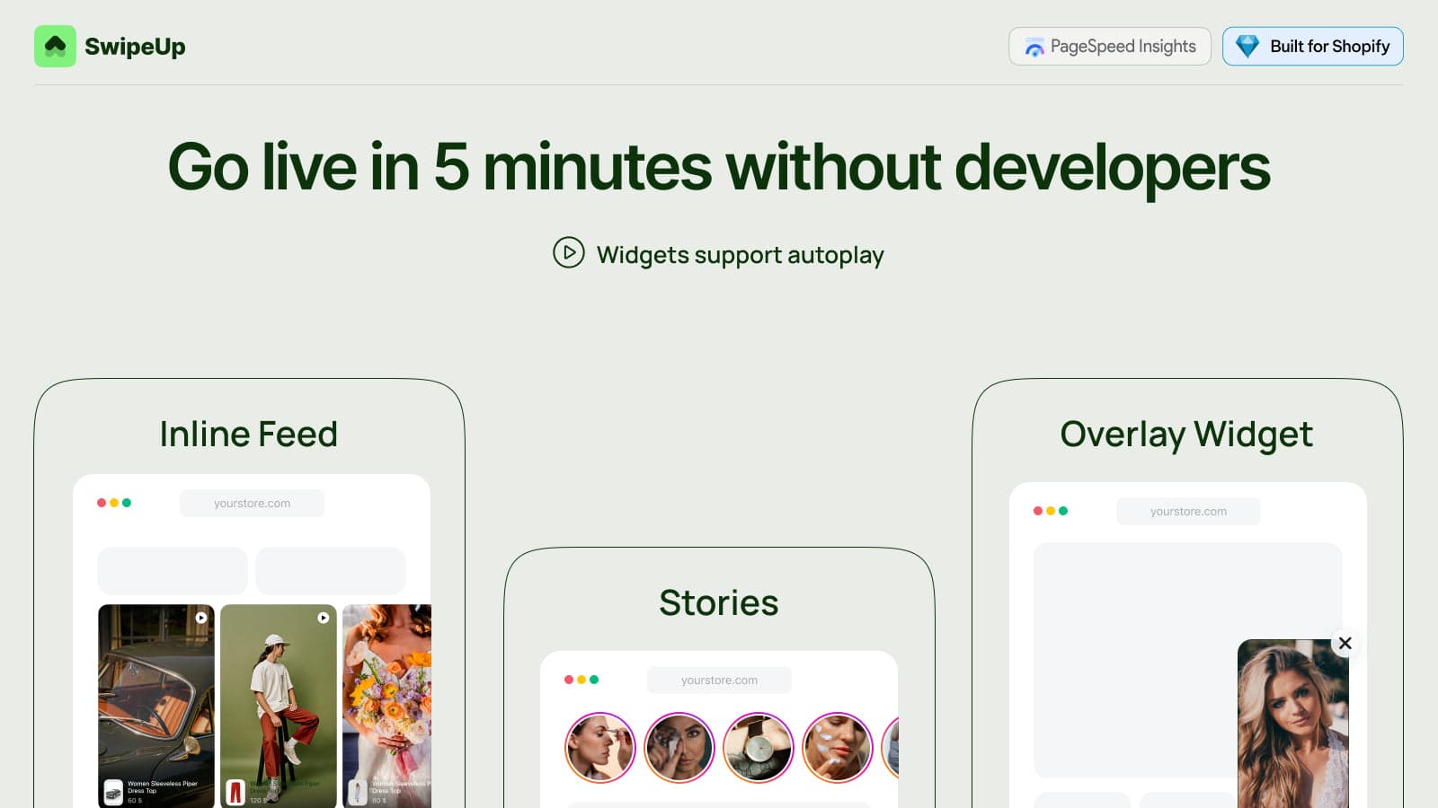 SwipeUp Shoppable Videos Reels screenshot 1