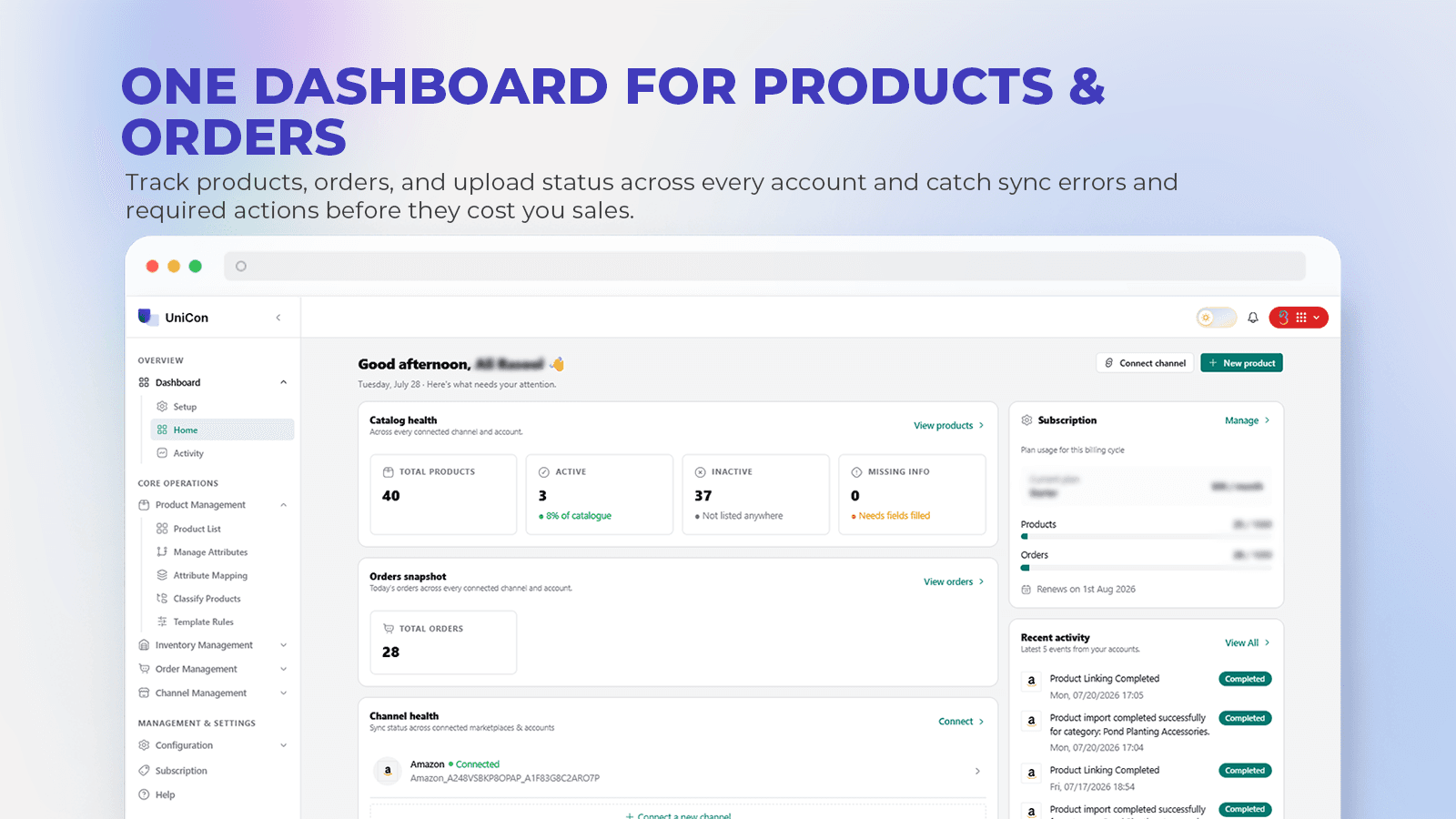 CedCommerce UniCon screenshot 2