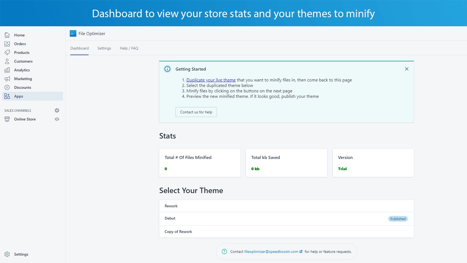 MinifyMe ‑ File Optimizer screenshot 2
