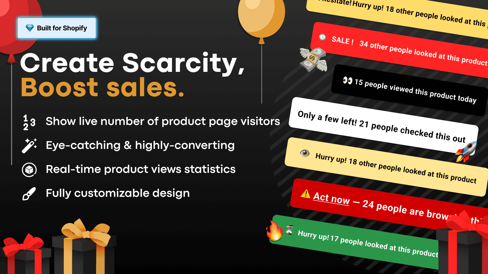 Livo: Scarcity Visitor Counter screenshot 1