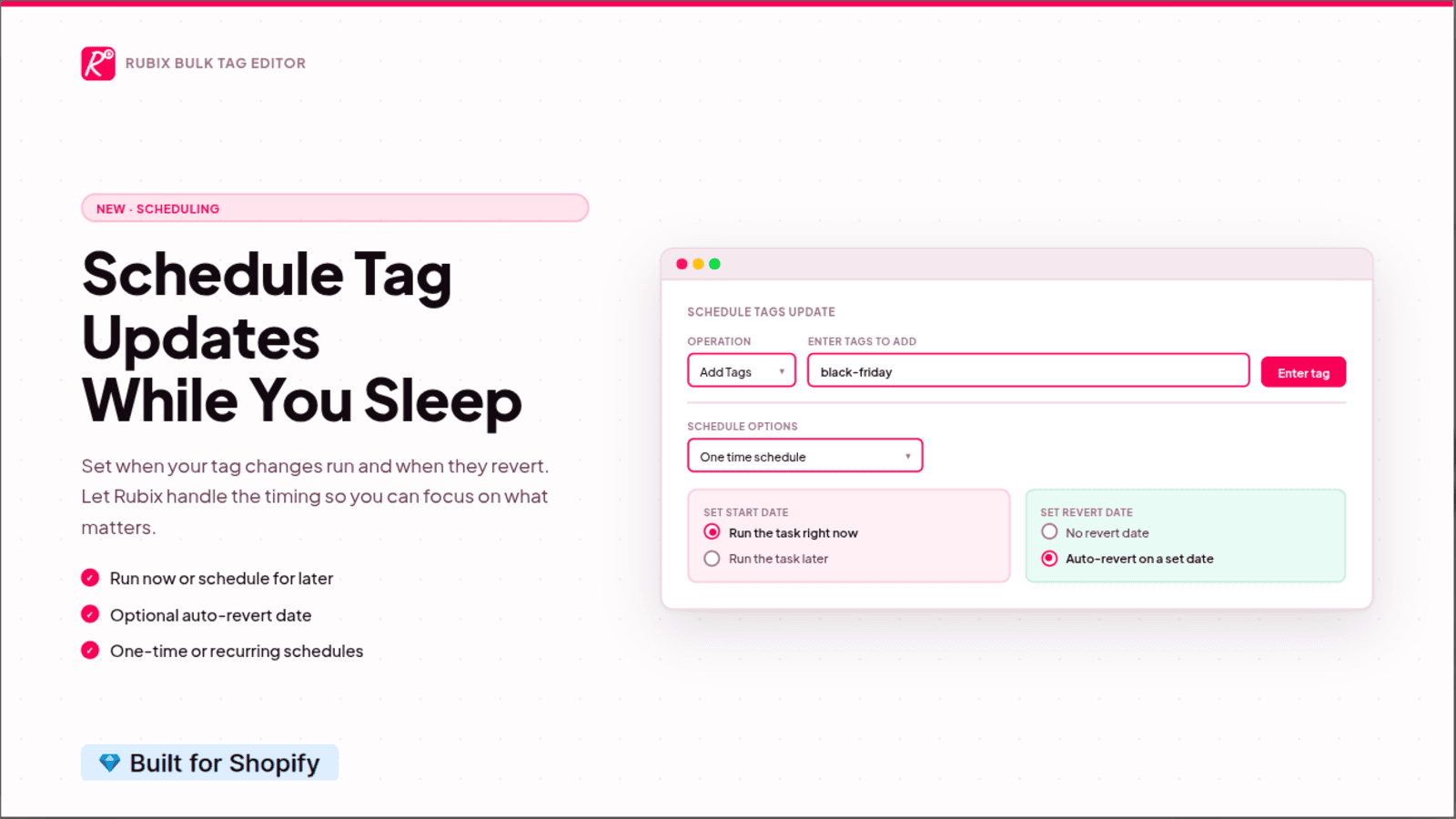 RUBIX Bulk Tag Editor screenshot 2