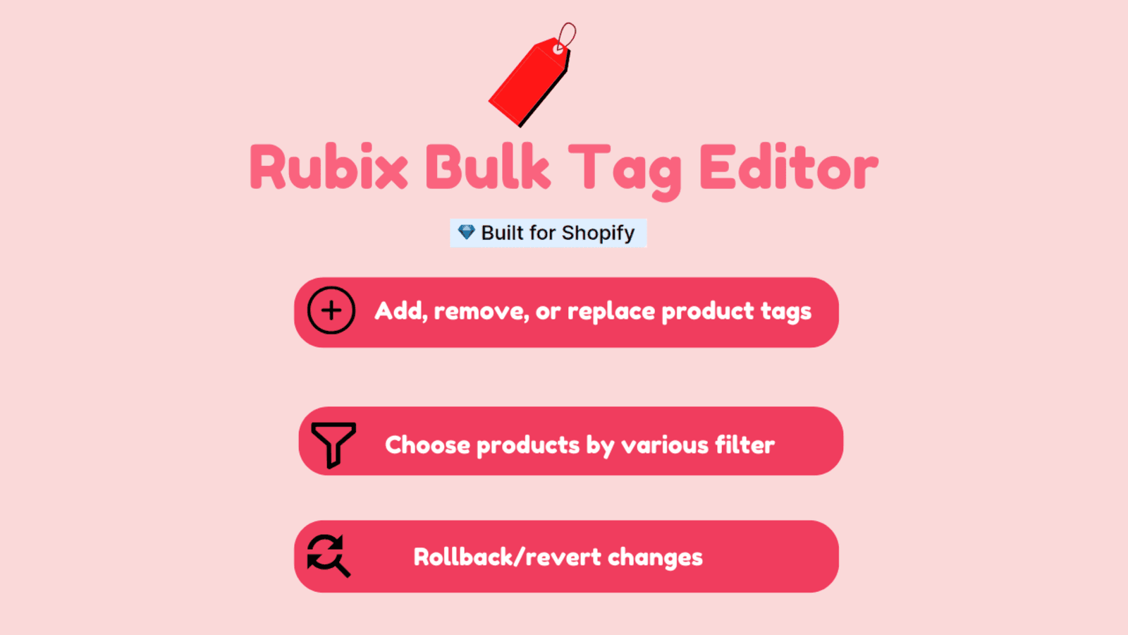 RUBIX Bulk Tag Editor screenshot 1