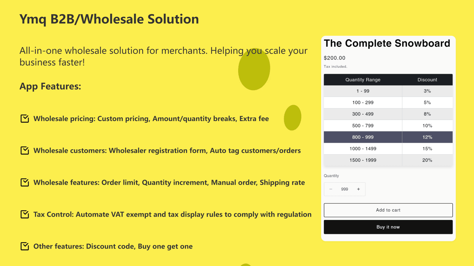 Ymq B2B & Wholesale Solution screenshot 1