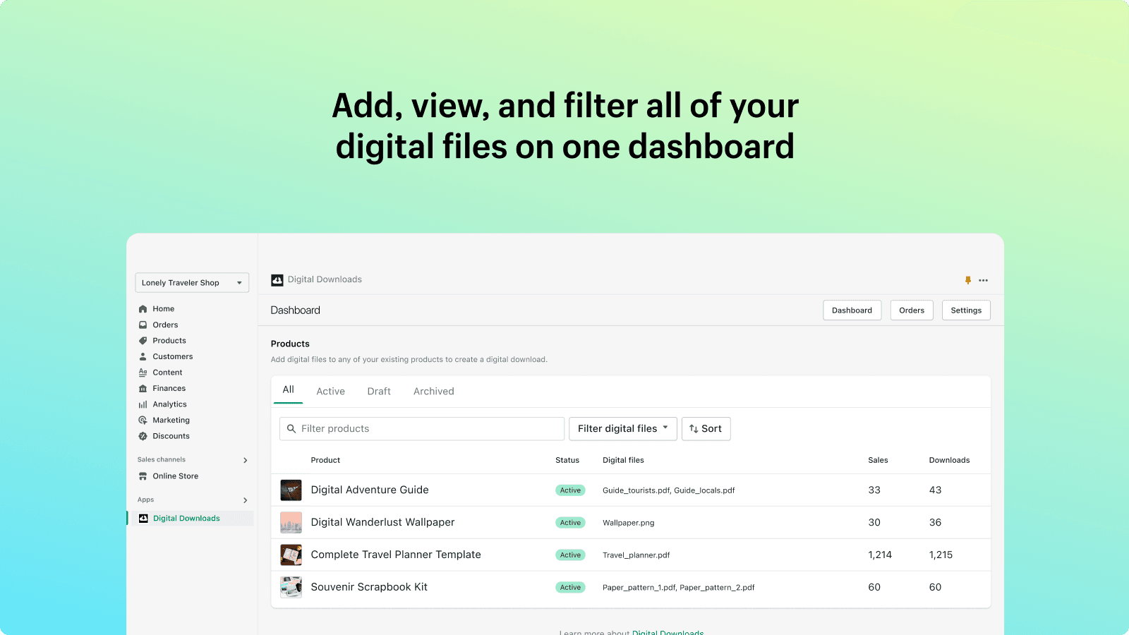 Digital Downloads screenshot 2