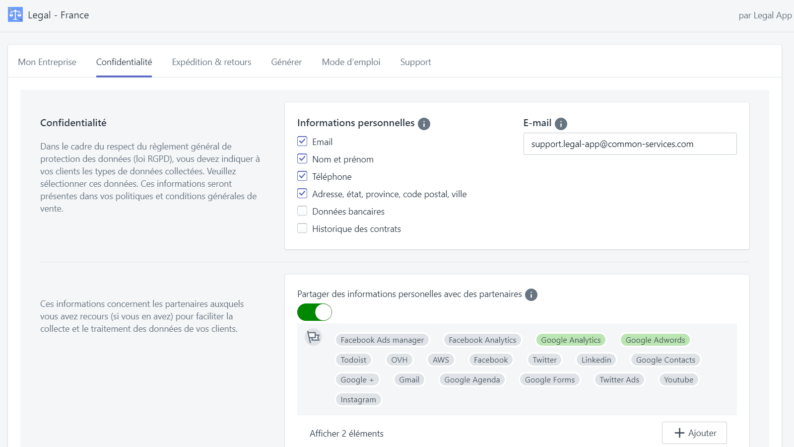 Legal ‑ France screenshot 2