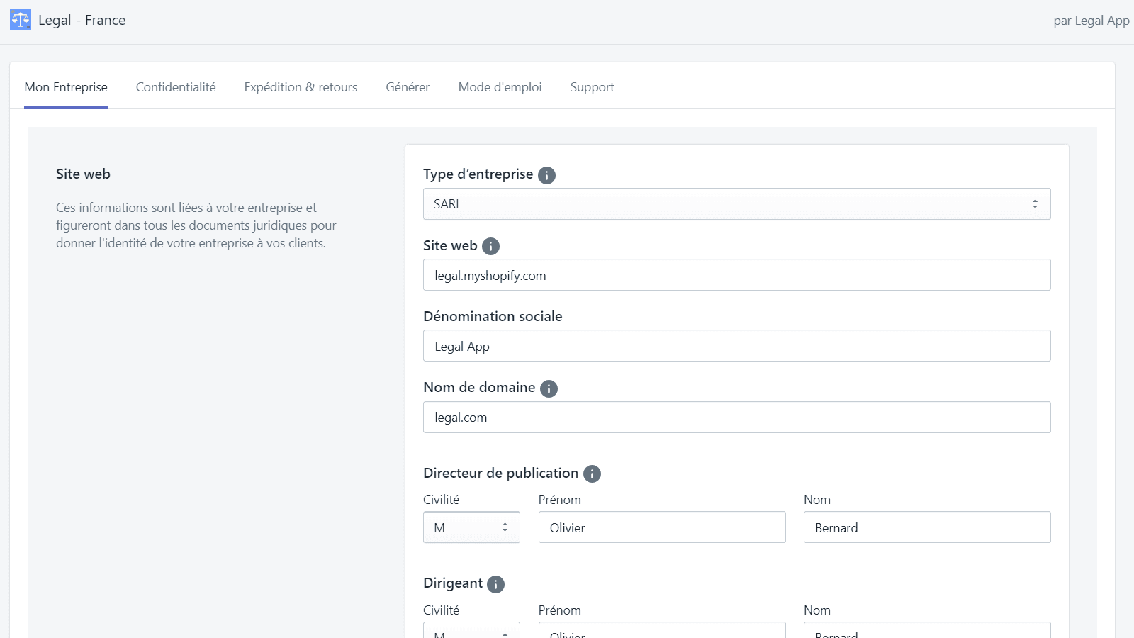 Legal ‑ France screenshot 1