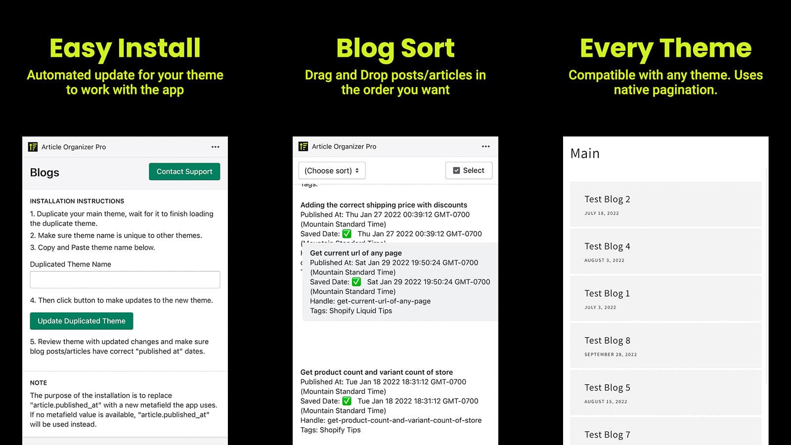 Article Organizer Pro screenshot 1
