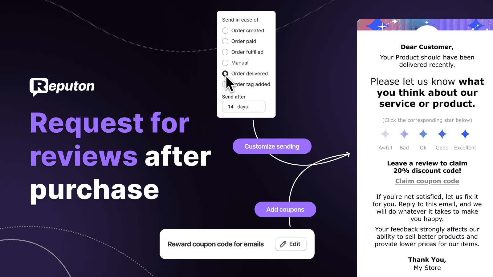 Reputon Customer Reviews App screenshot 2