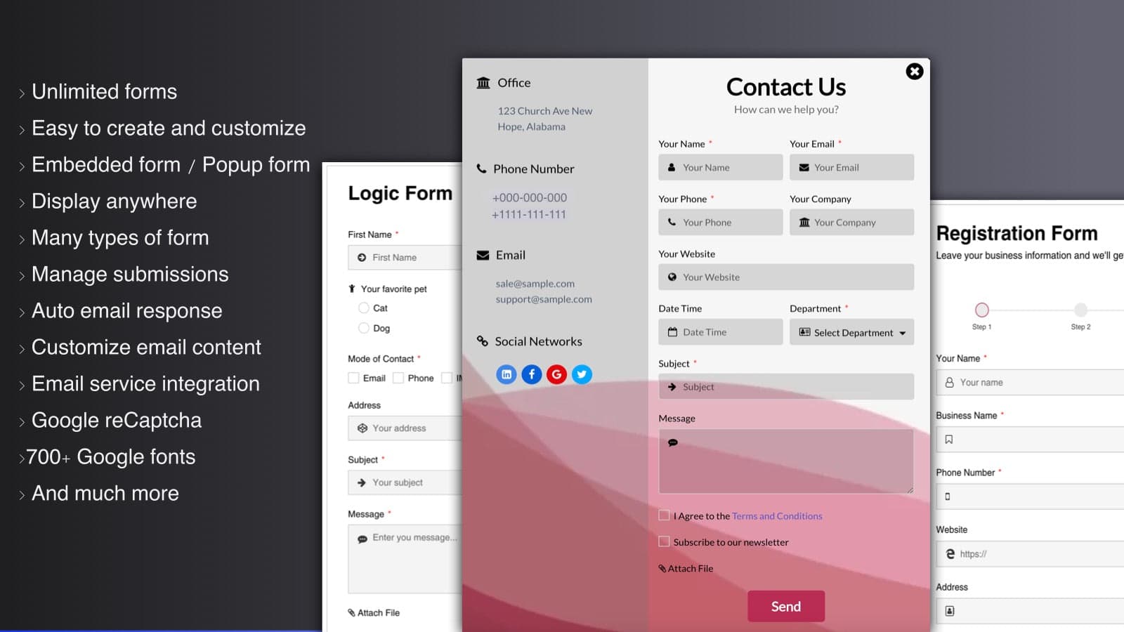 S: Contact Form Builder screenshot 2