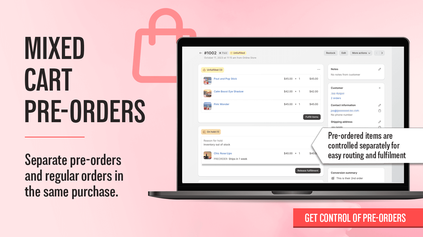 Pre‑order Manager Pro screenshot 1