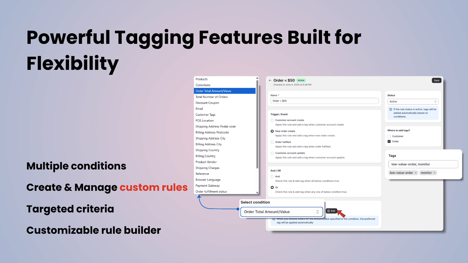Taggify ‑ Customer & Orders screenshot 2