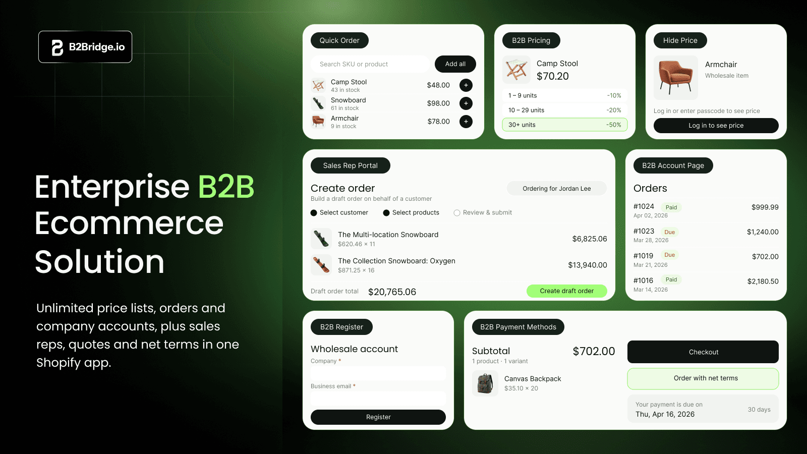 B2Bridge B2B Wholesale Pricing screenshot 1