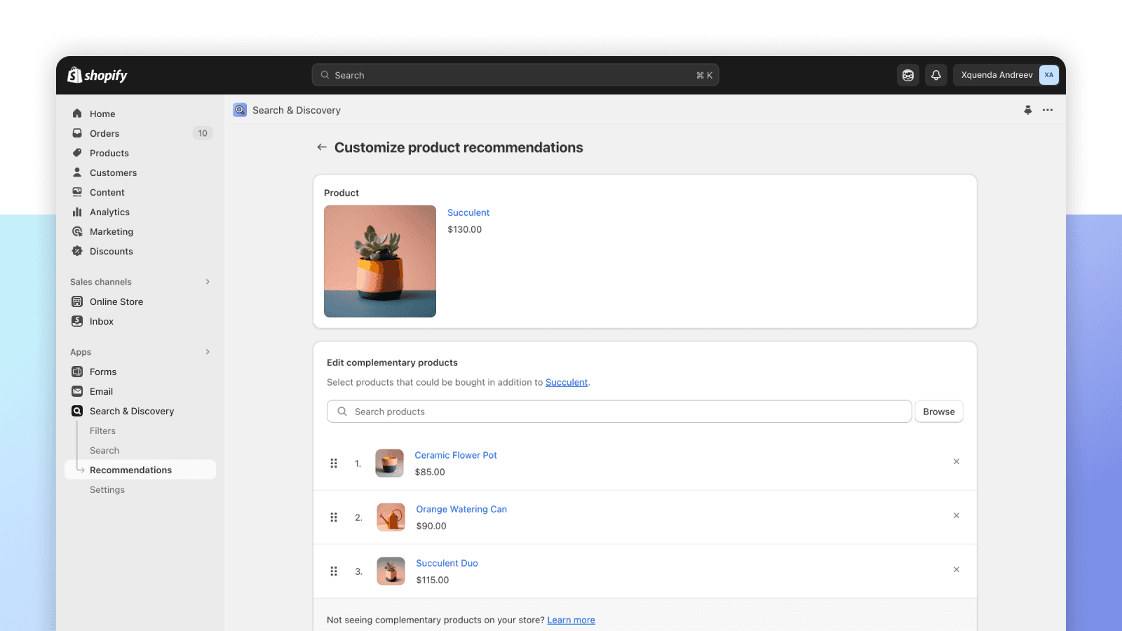 Shopify Search & Discovery screenshot 2