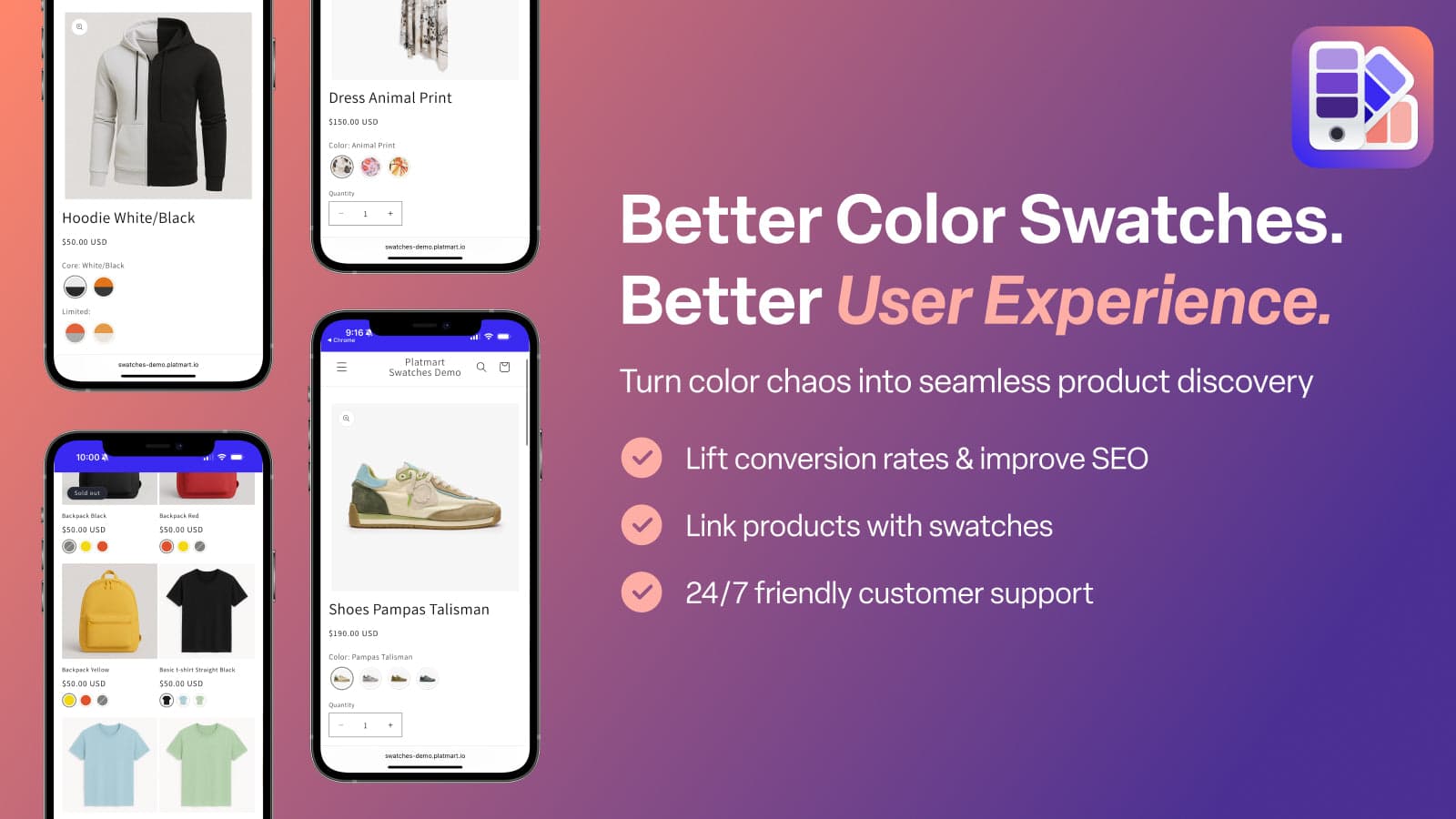 Platmart Color Swatches screenshot 1